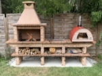 Picture of Stone barbecue with Wood Fired Oven AV245F