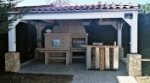 Picture of Natural Stone Barbecue and Pizza Oven GR62F