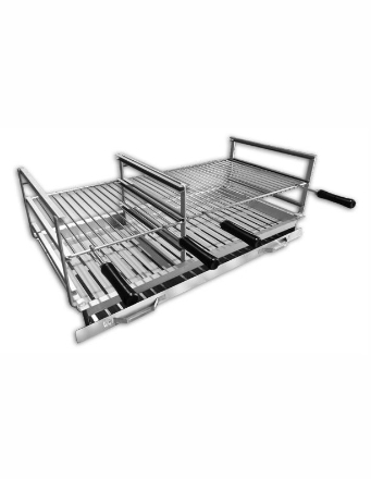 Picture of Stainless steel grill to embed with double grids 90x44 AC43F