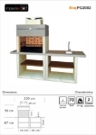 Picture of CONTEMPORARY BARBECUE WITH SINK PG2002M