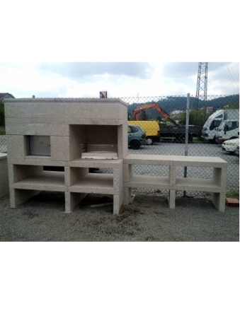 Picture of Natural Stone Barbecue with Oven GR63F