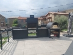 Picture of Barbecue Modern with Wood Fired Oven MAXIMUS PRIME ARENA and Sink AV115M