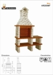 Picture of Masonry BBQ Chimney AR2090F