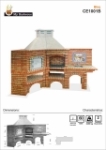 Picture of Corner Barbecue and Wood Fired Oven with Sink CE1001B