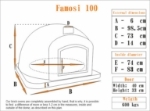 Picture of Fired Pizza Oven - FAMOSI 100cm