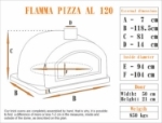 Picture of Wood Brick Oven PIZZA FLAMMA AL 120 cm