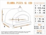 Picture of Wood Brick Oven PIZZA FLAMMA AL 120 cm