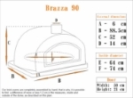 Picture of Wood fired Pizza Oven BRAZZA 90cm