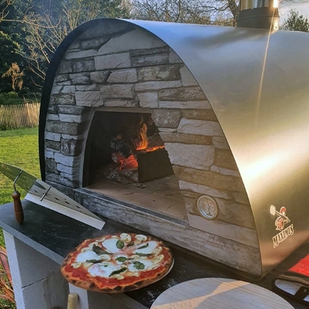 Outdoor pizza discount oven bbq