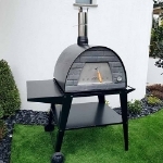 Picture of Pizza Oven Black MAXIMUS With Atlas Black Stand