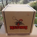 Picture of Pizza Oven Black MAXIMUS With Atlas Black Stand