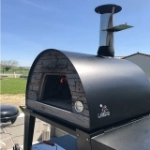 Picture of Pizza Oven Black MAXIMUS ARENA with Atlas Black Stand