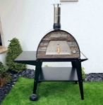 Picture of Pizza Oven Black MAXIMUS ARENA with Atlas Black Stand