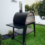 Picture of Pizza Oven Black MAXIMUS ARENA with Atlas Black Stand