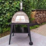 Picture of Pizza Oven Black MAXIMUS ARENA with Atlas Black Stand