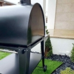 Picture of Pizza Oven Black MAXIMUS ARENA with Atlas Black Stand