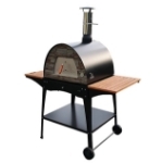 Picture of Portable Wood Pizza Oven Black MAXIMUS ARENA  - WOODY Black Stand