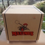 Picture of Pizza Oven Red MAXIMUS ARENA with Atlas Black Stand