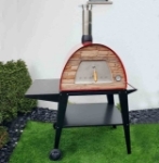 Picture of Pizza Oven Red MAXIMUS ARENA with Atlas Black Stand