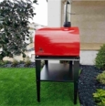 Picture of Pizza Oven Red MAXIMUS ARENA with Atlas Black Stand