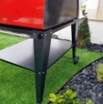 Picture of Pizza Oven Red MAXIMUS ARENA with Atlas Black Stand