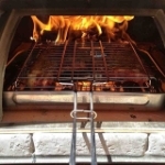 Picture of Wood Pizza Oven Red MAXIMUS ARENA-Red Stand
