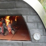 Picture of Portable Wood Burning Pizza Oven Black MAXIMUS-Welt Black Stand