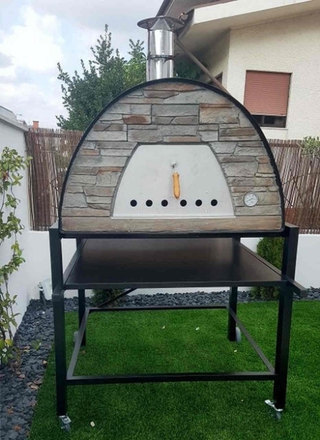 Picture of Pizza Oven Black MAXIMUS PRIME ARENA with Parma Black Stand