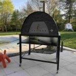 Picture of Pizza Oven Black MAXIMUS PRIME ARENA with Parma Black Stand