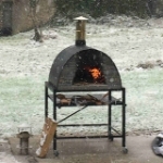 Picture of Pizza Oven Black MAXIMUS PRIME ARENA with Parma Black Stand