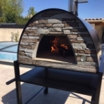 Picture of Pizza Oven Black MAXIMUS PRIME ARENA with Parma Black Stand