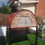 Picture of Pizza Oven Red MAXIMUS PRIME ARENA with Parma Black Stand