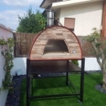 Picture of Pizza Oven Red MAXIMUS PRIME ARENA with Parma Black Stand