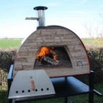 Picture of Pizza Oven Red MAXIMUS PRIME ARENA with Parma Black Stand