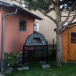 Picture of Wood Burning Pizza Oven Black MAXIMUS PRIME with Parma Black Stand