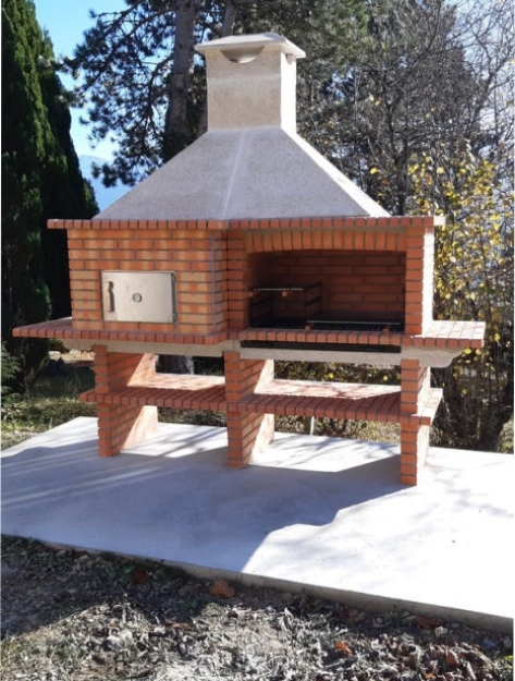 Picture of Brick BBQ and Wood Fired Oven AV5950F