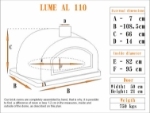 Picture of Wood fired Oven LUME AL 110 cm