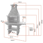 Picture of Garden Stone Barbecue CS2050F