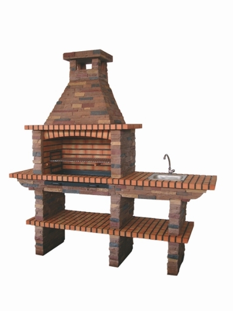 Picture of Portuguese Stone Barbecue With Sink CS2080F
