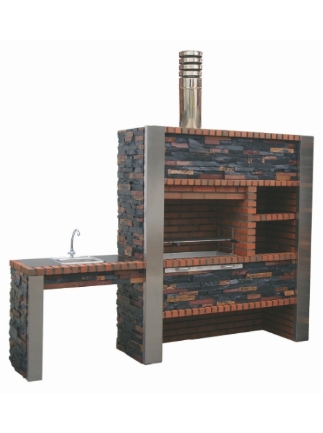 Picture of Stone and Brick Barbecue CS4040F