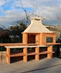 Picture of Wood Fired Oven and Brick BBQ AV353F