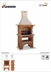 Picture of Outdoor Brick Barbecue for Garden CE1040F