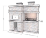 Picture of Garden Stone Barbecue With Oven PR4730F
