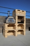 Picture of Natural stone barbecue with worktop and MAXIMUS oven FB013F