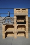 Picture of Natural stone barbecue with worktop and MAXIMUS oven FB013F
