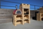 Picture of Natural stone barbecue with worktop and MAXIMUS oven FB013F