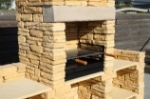 Picture of Natural stone barbecue with worktop FB004F