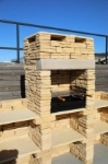 Picture of Natural stone barbecue with worktop FB004F